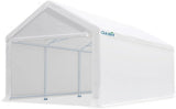 Quictent 10??x20?? Carport Heavy Duty Car Canopy Galvanized Car Shelter with Reinforced Steel Cables and Ground Bars