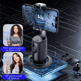 X XBEN Auto Face Tracking Tripod, 360?? Rotation Face Body Phone Camera Mount Smart Shooting Phone Tracking Holder for Live Vlog Streaming Video, White