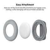 Belkin Apple AirTag Secure Holder with Key Ring – Durable, Scratch-Resistant Case with Open Face & Raised Edges – Protective AirTag Keychain Accessory for Keys