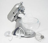 KitchenAid 5-qt Artisan Tilt-Head Stand Mixer w/ Glass Bowl ,Contour Silver