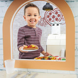 Toys AND Games Little Tikes Real Wood Pizza Restaurant Wooden Play Kitchen Cook and Serve with Realistic Lights Sounds and Dual-Sided Play, 20+ Accessories Set, Gift for Kids, Large Toy for Girls & Boys Ages 3+
