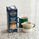 SOWN Organic Oat Creamer Unsweetened – Barista Oat Milk Non Dairy Coffee Creamer – Plant Based, Dairy-Free, Vegan, 0g Added Sugar, Gluten-Free, Non-GMO, Shelf Stable – 32oz (Pack of 6)