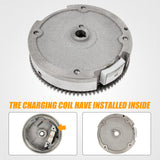 Wztepeng Electric Start Kit Only Compatible with Predator 212 with Non-hemi Head,Honda GX160 5.5HP GX200 6.5HP Switch Starter Motor Ignition FlyWheel Fan Cover