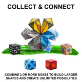 SHASHIBO Shape Shifting Box – Patented Fidget Cube ?C Shashibo Cube Magnet Fidget Toy Transforms Into Over 70 Shapes (Elements)