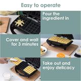 Shinysix Breakfast Maker Stainless Steel Electric Bread Machine for Multifunctional Waffle Heating Panini Steak Pan