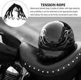 Luggage tensioner Helmet Luggage Strapping Rope Bicycle Tension Belt with Hook Elastic Luggage Belt Motorcycle Luggage Lashings Strap Tab Gear Rear Bag