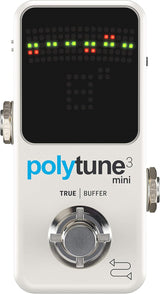 TC Electronic POLYTUNE 3 MINI Tiny Polyphonic Tuner with Multiple Tuning Modes and Built-In BONAFIDE BUFFER