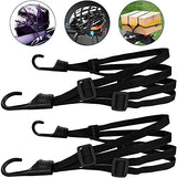 Luggage tensioner Helmet Luggage Strapping Rope Bicycle Tension Belt with Hook Elastic Luggage Belt Motorcycle Luggage Lashings Strap Tab Gear Rear Bag