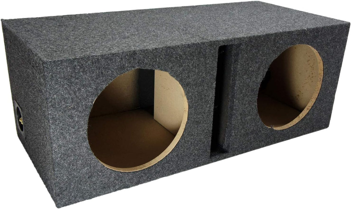 Car Audio Dual 10 Vented Subwoofer Stereo Sub Box Ported Enclosure 5/8 MDF