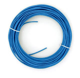 50 Feet (15 Meter) – Insulated Solid Copper THHN / THWN Wire – 12 AWG, Wire is Made in the USA, Residential, Commerical, Industrial, Grounding, Electrical rated for 600 Volts – In Blue