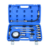 Prokomon Petrol Gasoline Engine Cylinder Compression Tester Kit with M10 M12 M14 M16 M18