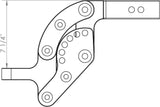 Rhino Hitch RHI2BA10K – 10K LB, 7 Drop Hitch w/ 2 Shank, Adjustable Aluminum Trailer Hitch & 2 Ball Convert-A-Ball Set