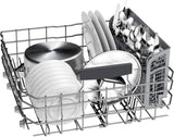 Bosch – 800 Series 24 Top Control Built-In Dishwasher with CrystalDry, Stainless Steel Tub, 3rd Rack, 42 dBa – Black stainless steel