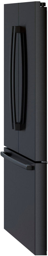 Bosch – 800 Series 21 Cu. Ft. French Door Counter-Depth Smart Refrigerator – Black stainless steel