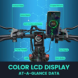 VITILAN i7 Pro Electric Bike Adults Folding 750W BAFANG Motor Fat Tire Ebike Removable 16AH/20AH Cell Battery Full Suspension Electric Bicycle 8-Speed