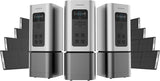Generark Solar Generator for Homes & RVs: Three (3) HomePower 2 PLUS Backup Battery Power Stations & Eight (8) All-Weather Portable Solar Panels. 2200W – 4400W at 110V, 2060Wh. Up to 7 Days of Emergency and Reliable Power. 12 AC Power Outlets. 12 USB