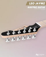 Leo Jaymz 39 Full Size ST Style Electric Guitar Starter Kit with SSH Pickup, 5W Portable Amp, Tuner, Gig Bag, Strap & Accessories (Violet Ocean)