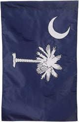 Evergreen Flag South Carolina Garden Applique Flag | Patriotic Garden Flag 12×18 Double Sided | Patriotic House Flags For Outside | All Seasons | Small American Flag for Yard Porch Garden
