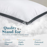 viewstar Bed Pillows King Size Set of 2, Hotel Quality, Down Alternative Big Pillow for Back, Stomach or Side Sleepers, Firm