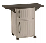 Suncast DCP2000 Outdoor Prep Station Cart, Taupe
