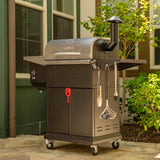 Z GRILLS Wood Pellet Grill Smoker with PID Technology, Auto Temperature Control, Direct Flame Searing Function, 572 sq in Cooking Area for Outdoor BBQ