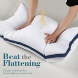 viewstar Bed Pillows King Size Set of 2, Hotel Quality, Down Alternative Big Pillow for Back, Stomach or Side Sleepers, Firm