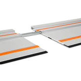 Wen 36027-2P 27.5-inch Track Saw Track Guide Rail with Adapter (2-Pack)