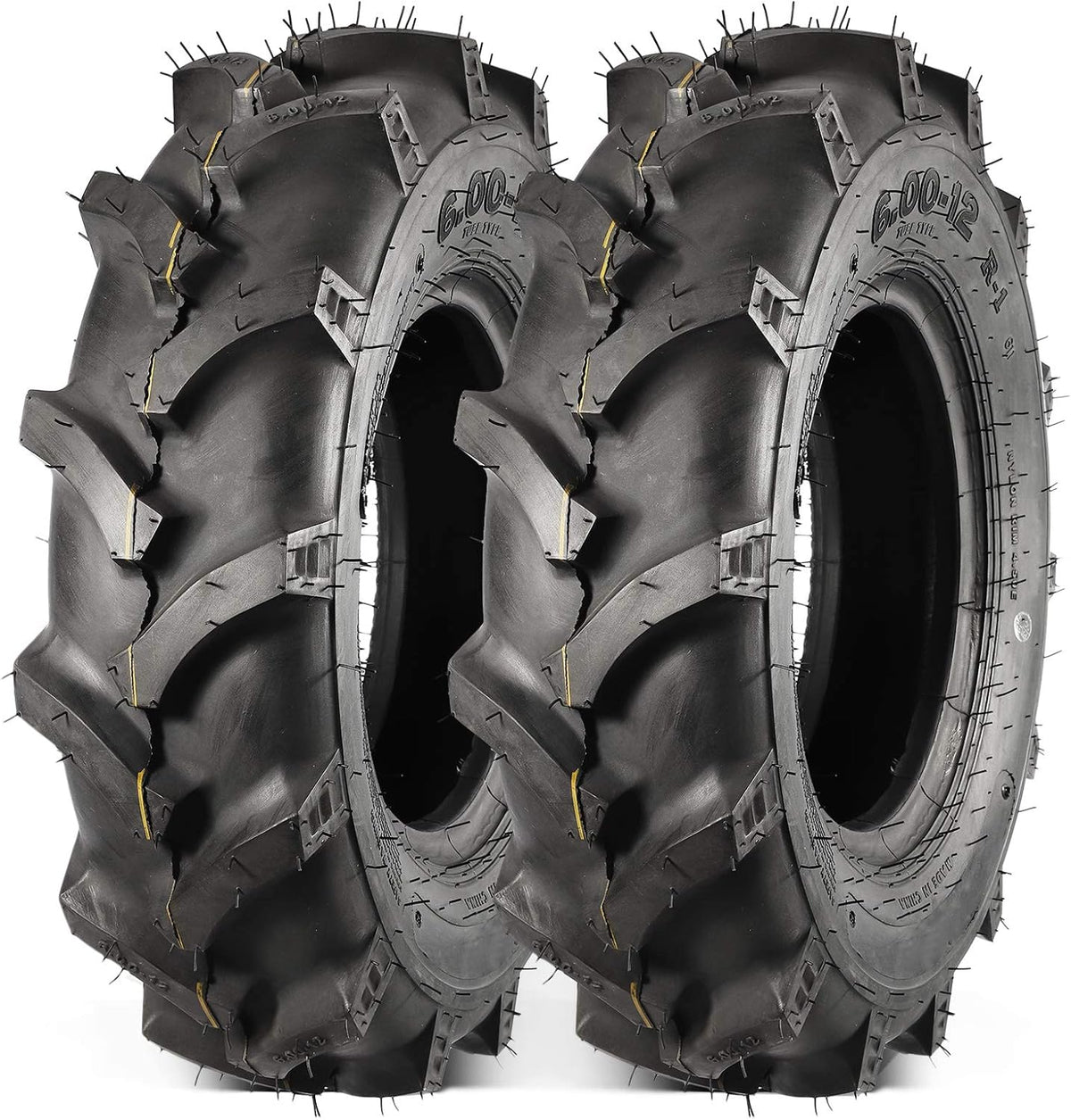 MaxAuto Farm Tractor Tire 6.00-12 Replace Kubota 7100 Series H167,2Pcs