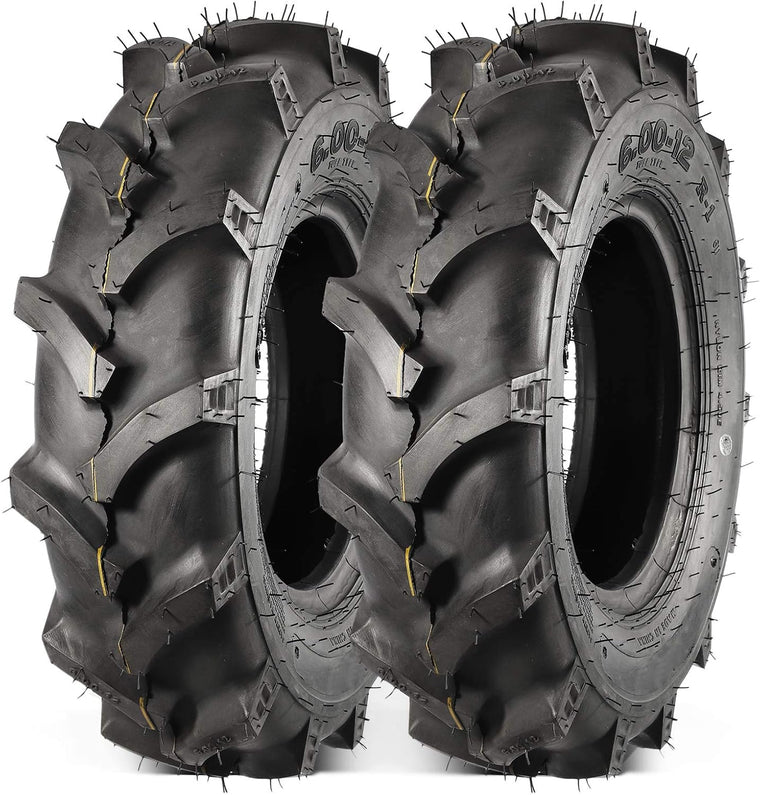 MaxAuto Farm Tractor Tire 6.00-12 Replace Kubota 7100 Series H167,2Pcs