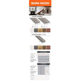 UFP-Edge 1 in. x 6 in. x 6 ft. Barn Wood White Shiplap Pine Board (6-Pack)