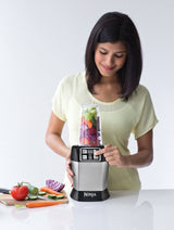 Ninja BL482 Nutri Ninja With Auto IQ Blender One Size, Silver/Black
