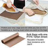 FunisFun 12 Pack Blank Canvas Tote Bags Bulk Reusable Shopping Grocery Bag for Crafts with a PTFE Teflon Sheet DIY