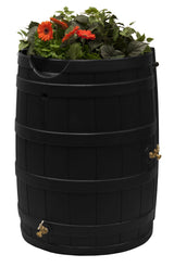 Good Ideas Rain Wizard 65 gal. Rain Barrel, Black