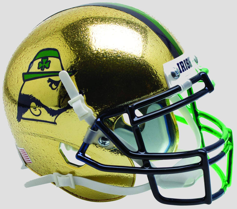 Notre Dame Fighting Irish Textured 2015 Schutt XP Replica Helmet