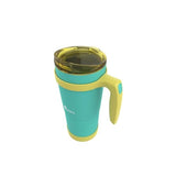Bubba Envy S Vacuum-Insulated Stainless Steel Tumbler with Lid, 32 oz ?C Removable Bumper and Handle ?C Sweat Resistant and BPA-Free – Ideal for Work, Travel or Poolside – Island Lemon