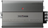 Kenwood KAC-M3001 600W Class D Monoblock Compact Digital Car/ATV/Marine Certified Amplifier