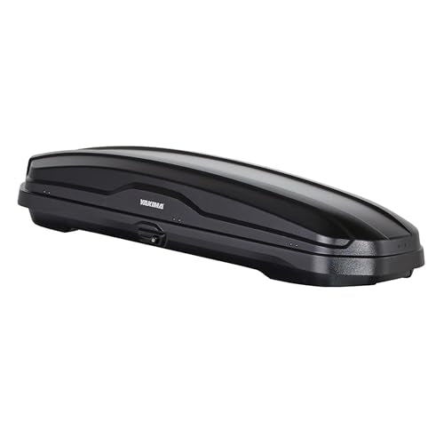 Yakima Roof Cargo Carrier, Vehicle Rooftop Hard Shell Travel Storage Box with SKS Lock, SkyBox NX XL, 18 Cubic Feet, Black