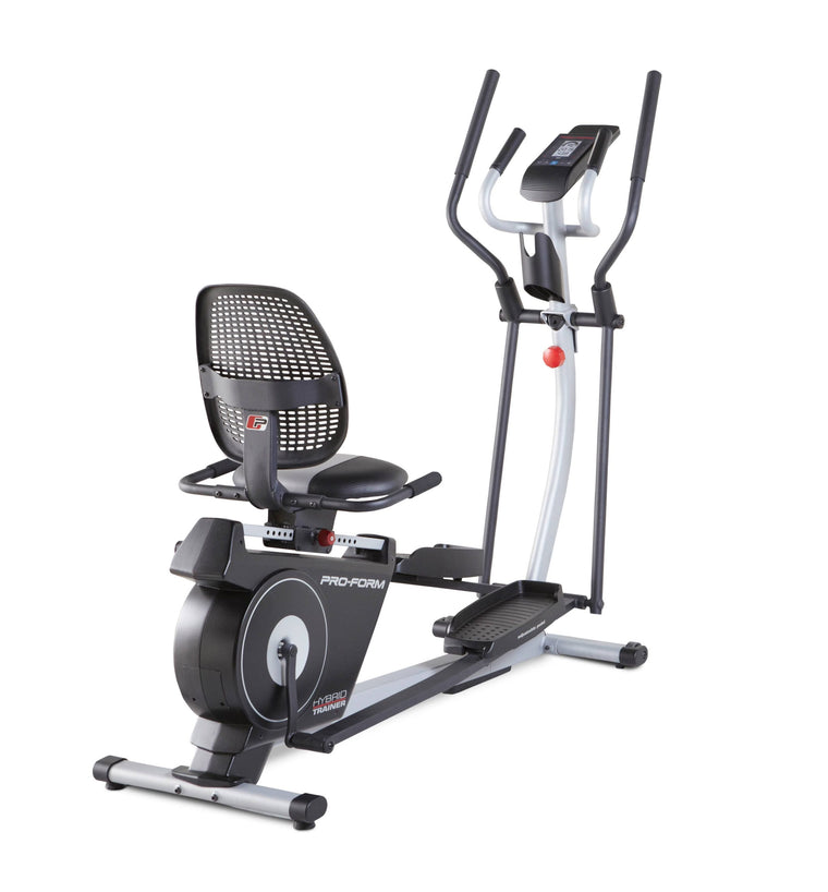 Proform PFEL03815 Hybrid Elliptical u0026 Recumbent Bike Home Gym Home Trainer Bike