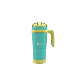 Bubba Envy S Vacuum-Insulated Stainless Steel Tumbler with Lid, 32 oz ?C Removable Bumper and Handle ?C Sweat Resistant and BPA-Free – Ideal for Work, Travel or Poolside – Island Lemon