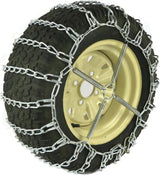 The ROP Shop Pair of 2 Link Tire Chains & Tensioners 23×10.5×12 for Snow Blowers, Lawn & Garden Tractors, Mowers & Riders, UTV, ATV, 4-Wheelers, Utility Vehicles