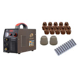 Lotos LT5000D Plasma Cutter 50Amps Dual Voltage Compact Metal Cutter 110/220V AC 1/2 Clean Cut