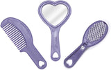 Step2 Pretty & Posh Vanity with Stool | Kids Pretend Play Vanity Set , Purple