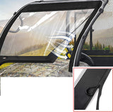 Kemimoto UTV Windshield Compatible with Kawasaki Mule 600 Mule 610XC SE SX Clear Fold Up UTV Full Front Windshield