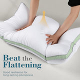 viewstar Bed Pillows King Size Set of 2, Hotel Quality, Down Alternative Big Pillow for Back, Stomach or Side Sleepers, Firm