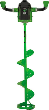 ION ICE FISHING G1 8 Electric Power Ice Fishing Auger with High Performance 4Ah 40V MAX Gen 1 Lithium-Ion Battery Green/Black