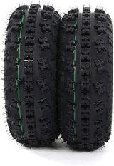 Autoforever 21X7-10 Front ATV Tires 21 7 10 4ply Tubeless, Set of 2 Pcs