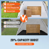 SKYSHALO Portable Paint Booth, Larger Spray Paint Tent with Built-in Floor & Mesh Screen, 7.5×5.2×5.2ft Spray Paint Shelter, Painting Tent Station for Furniture DIY Hobby Tool