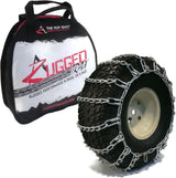 The ROP Shop Pair of 2 Link Tire Chains & Tensioners 23×10.5×12 for Snow Blowers, Lawn & Garden Tractors, Mowers & Riders, UTV, ATV, 4-Wheelers, Utility Vehicles