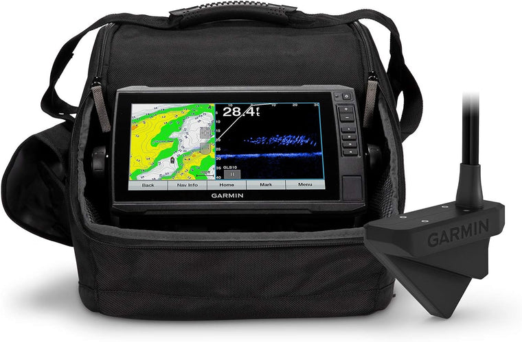 Garmin Panoptix LiveScope Ice Fishing Bundle, Includes ECHOMAP UHD 93sv Combo and Panoptix LiveScope Sonar Transducer