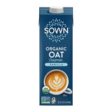 SOWN Organic Oat Creamer Unsweetened – Barista Oat Milk Non Dairy Coffee Creamer – Plant Based, Dairy-Free, Vegan, 0g Added Sugar, Gluten-Free, Non-GMO, Shelf Stable – 32oz (Pack of 6)
